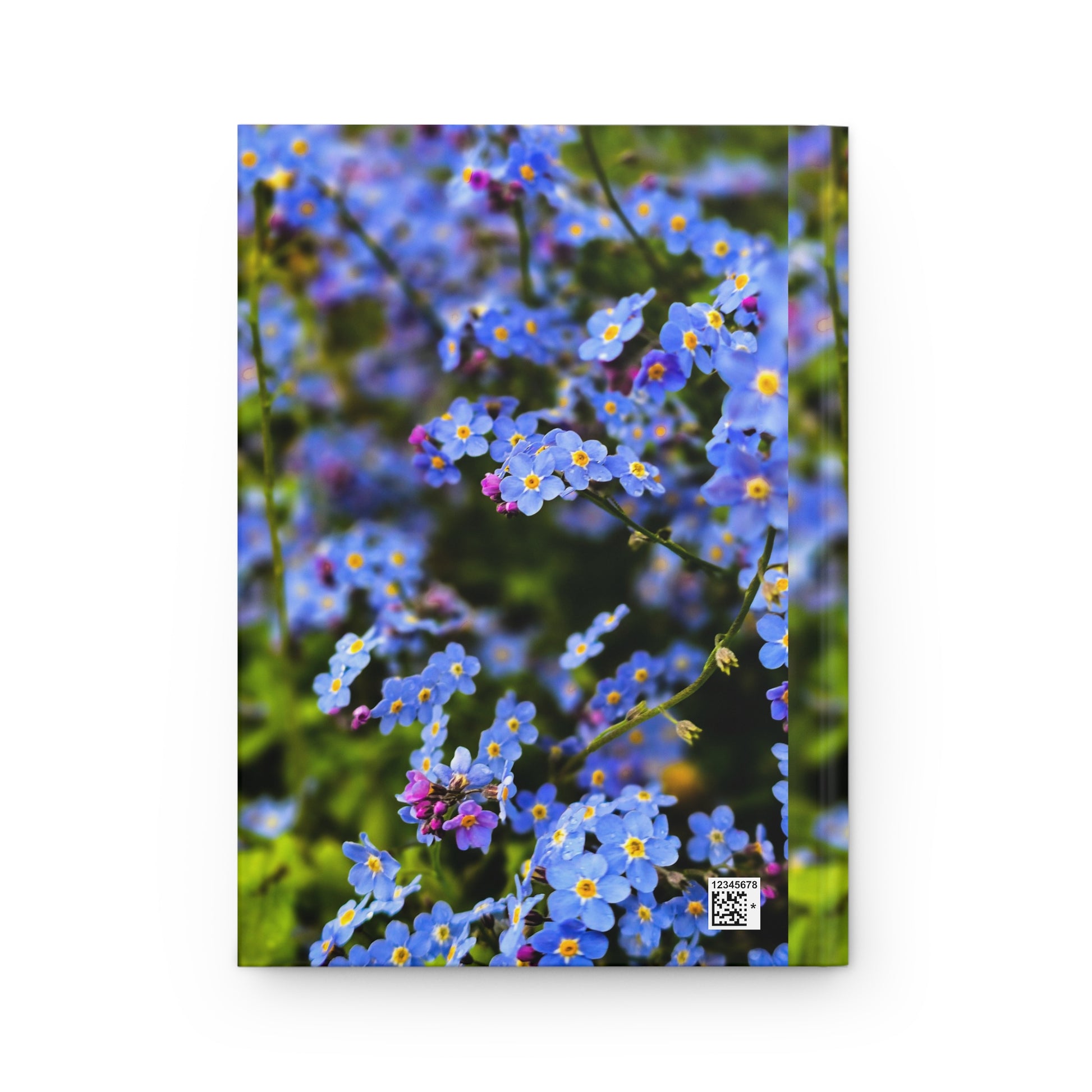 Floral Hardcover Journal - Forget Me Not