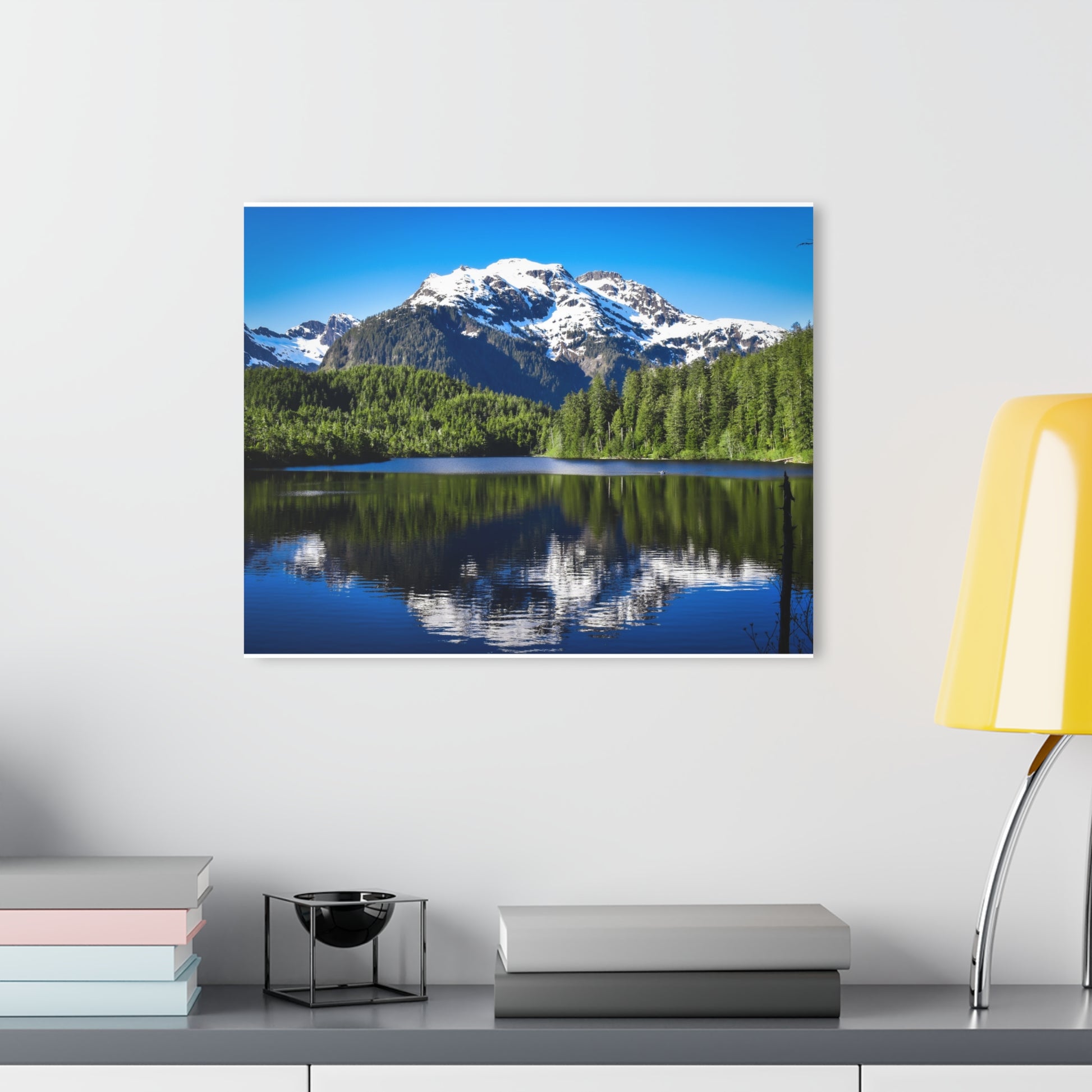 Acrylic Prints (French Cleat Hanging) - Beaver Lake Sitka Alaska Wall Art Decor