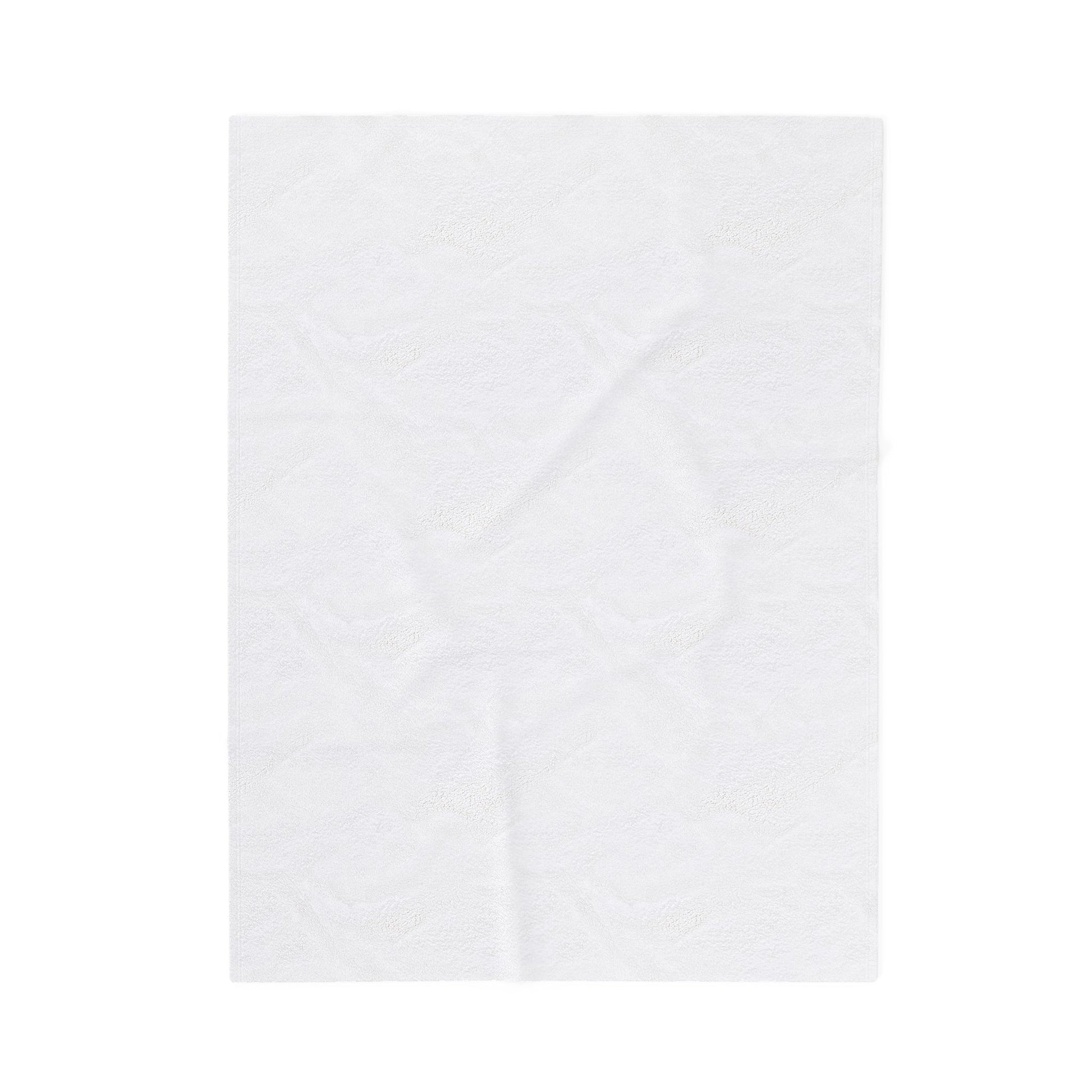 Plush Blanket with Alaskas State Flower