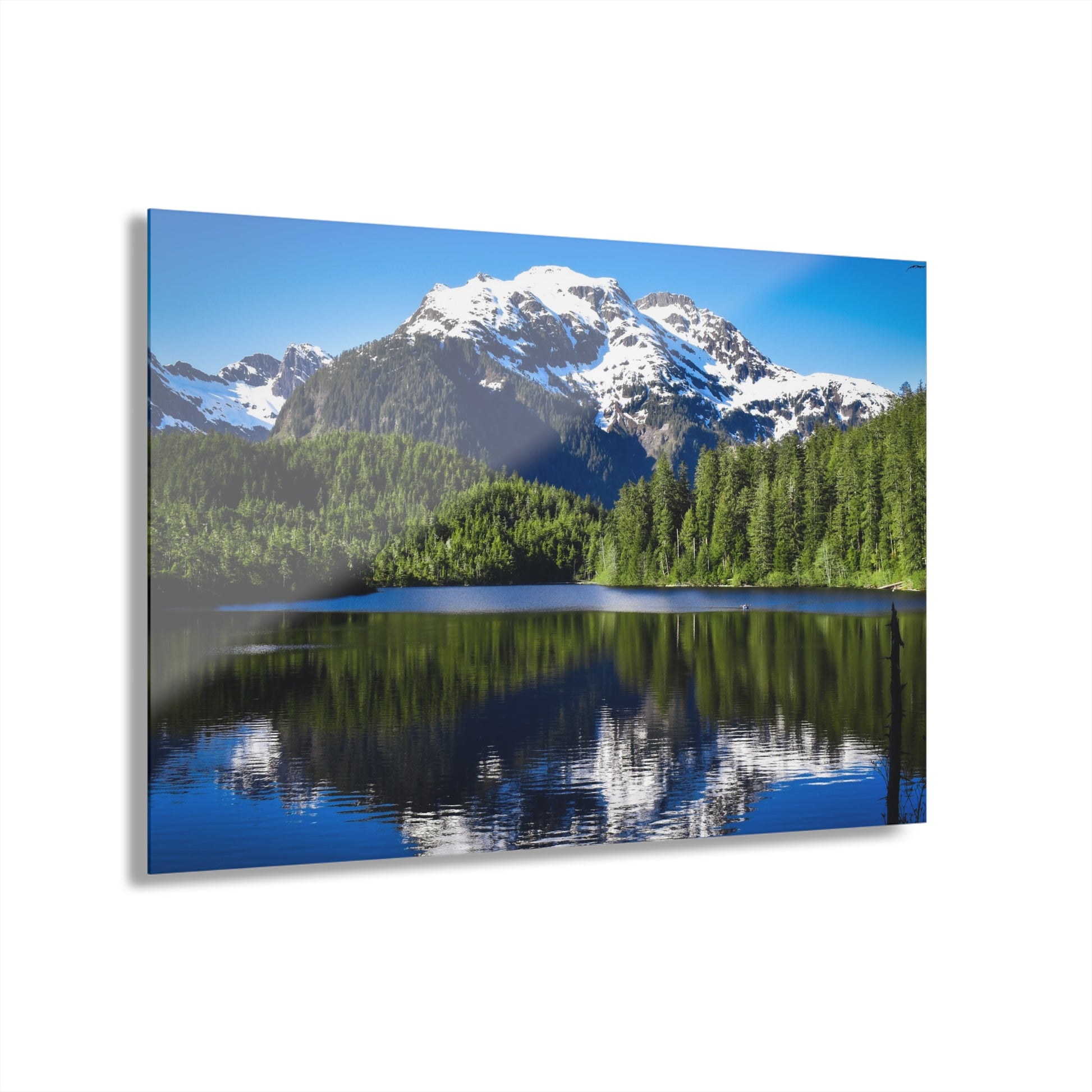 Acrylic Prints (French Cleat Hanging) - Beaver Lake Sitka Alaska Wall Art Decor