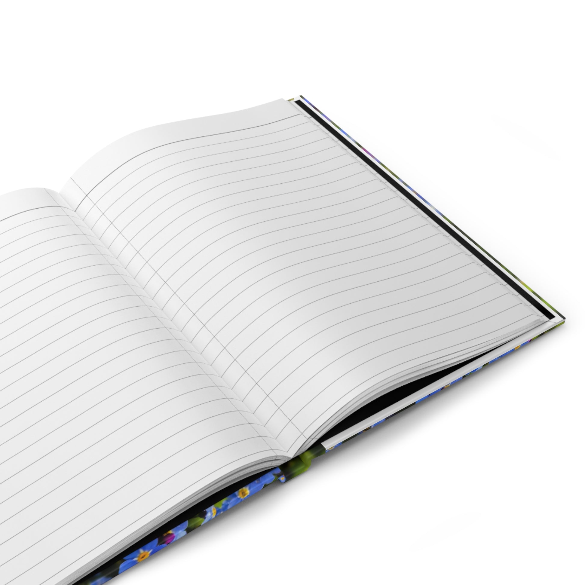 Floral Hardcover Journal - Forget Me Not