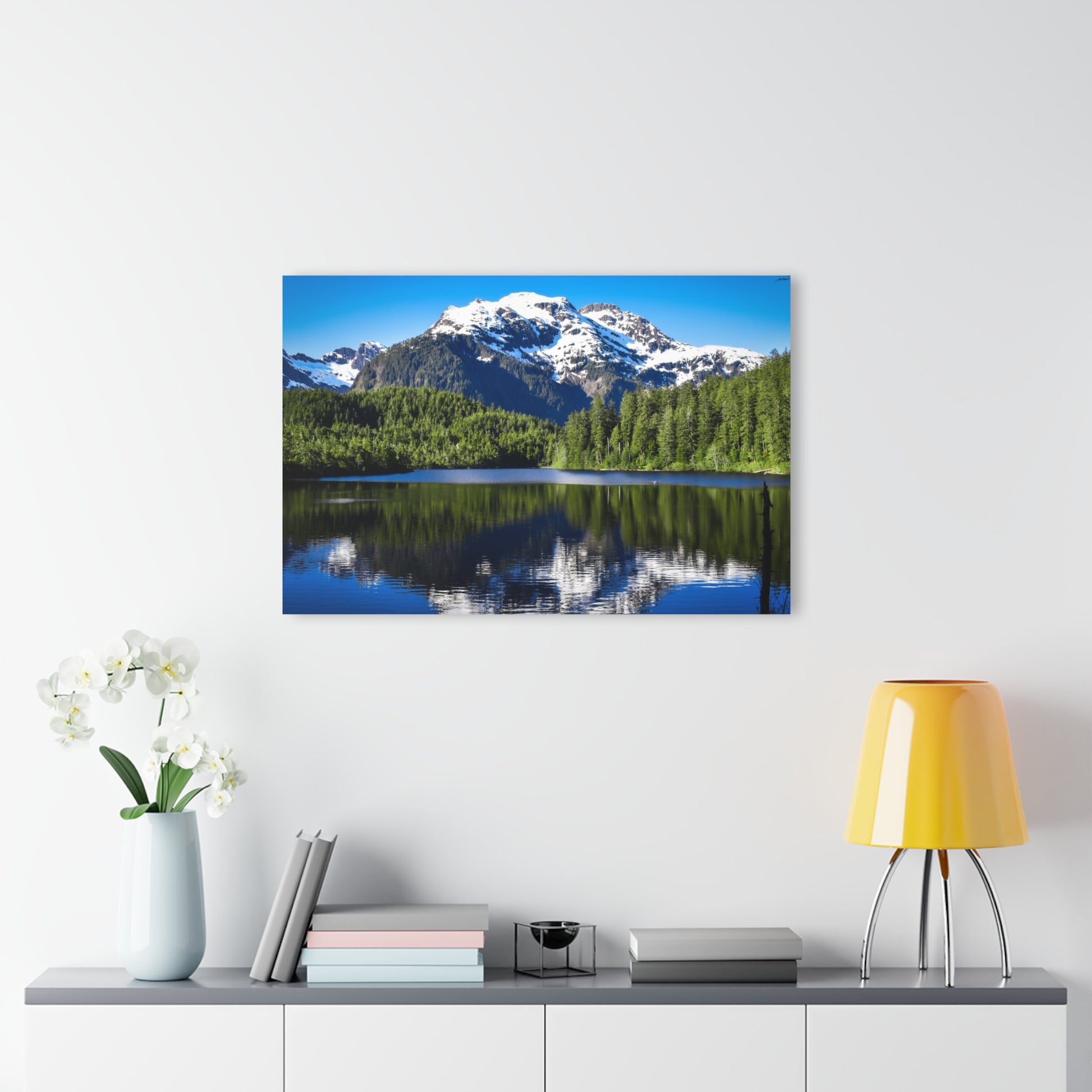 Acrylic Prints (French Cleat Hanging) - Beaver Lake Sitka Alaska Wall Art Decor