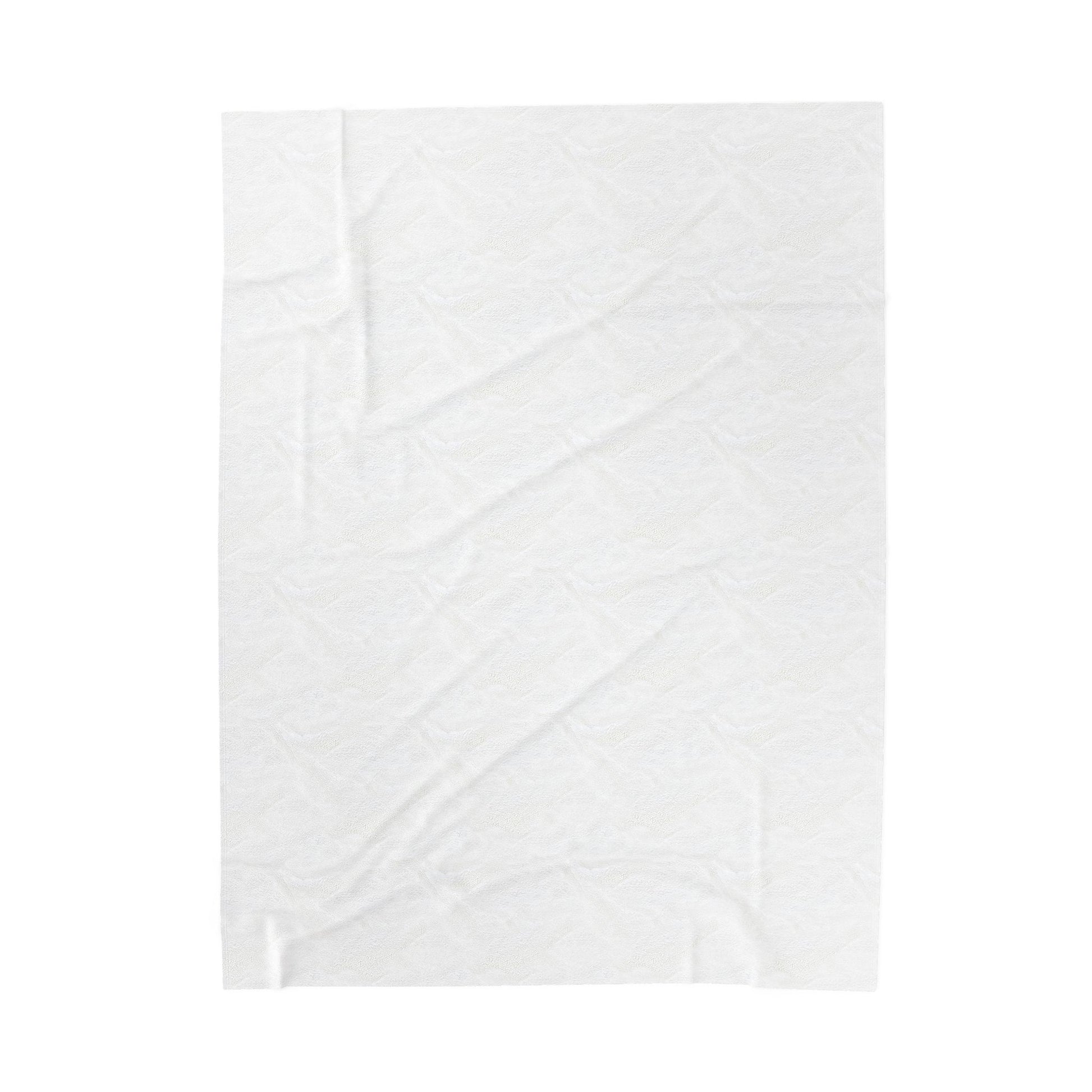 Plush Blanket with Alaskas State Flower