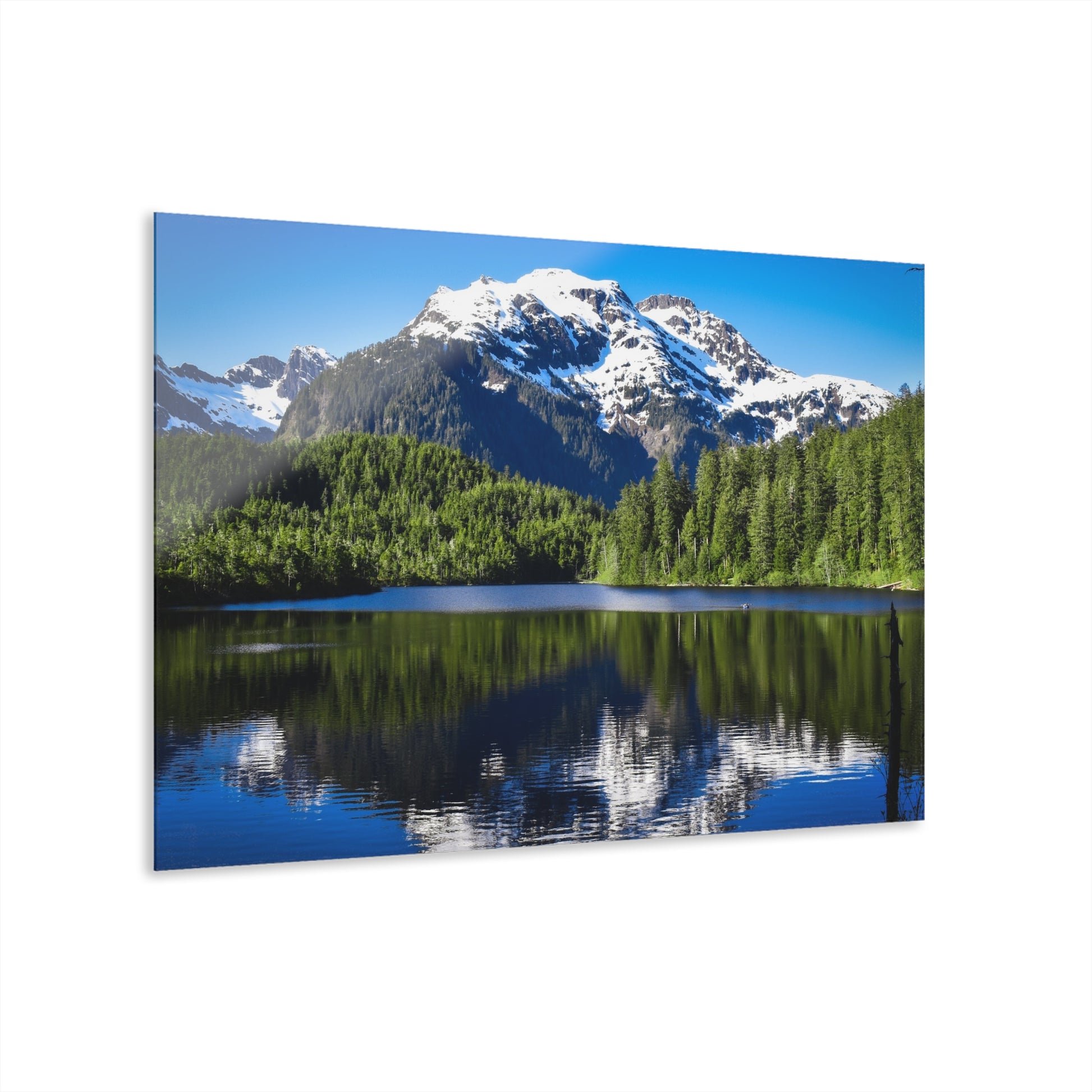 Acrylic Prints (French Cleat Hanging) - Beaver Lake Sitka Alaska Wall Art Decor
